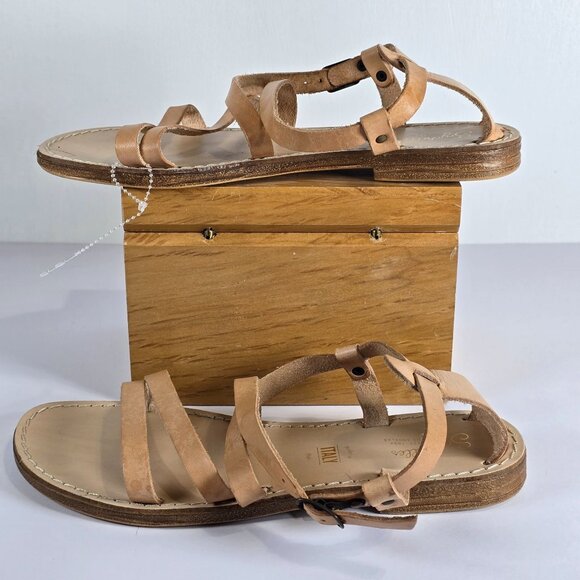 Seychelles Upcycle Vacchetta Strappy Leather Sandals Women’s 8 - Picture 2 of 7
